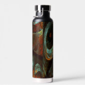 Abstracte kunst met tijdsverdeling waterfles (Rechts)