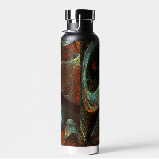 Abstracte kunst met tijdsverdeling waterfles (Rechts)