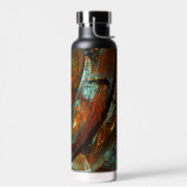 Abstracte kunst met tijdsverdeling waterfles (Links)