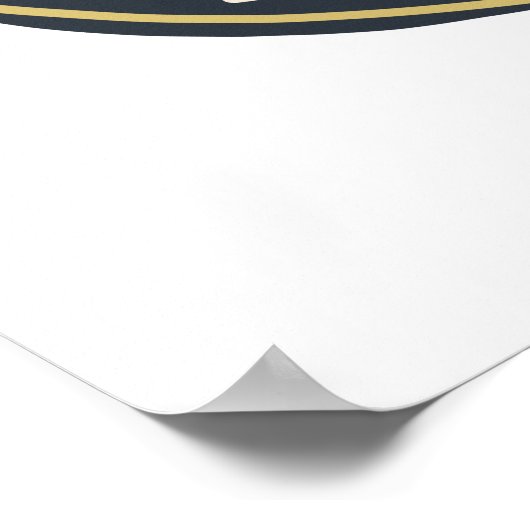 Abstracte kunst met zwarte haarstaartbloem poster (Hoek)