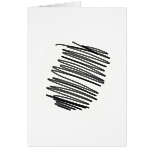 Abstracte Kunst Minimalisme Energie Wenskaart (Voorkant)