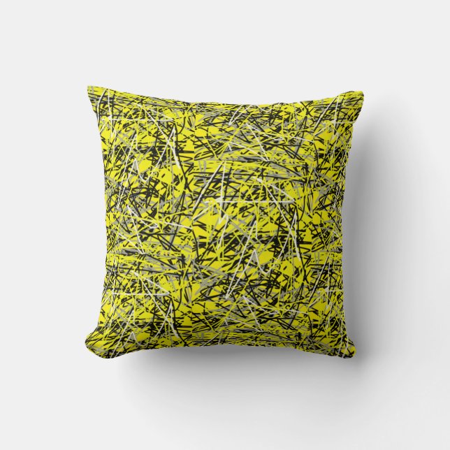 Abstracte Kunst Minimalisme Worp Kussen Cushion (Voorkant)