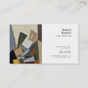 Abstracte Kunst Minimalistisch Eenvoudig Modern St Visitekaartje
