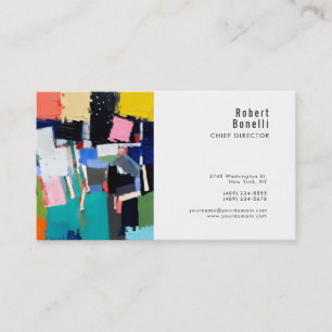 Abstracte Kunst Minimalistisch Eenvoudig Modern St Visitekaartje