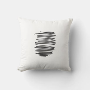 Abstracte Kunst Minimalistische Grijze Witte Kusse Kussen