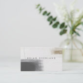 Abstracte kunst minimalistische kunstenaarsprofiel afsprakenkaartje (Staand voorkant)