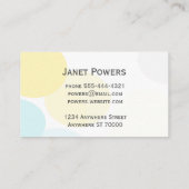 abstracte kunst modern aangepast visitekaartje (Achterkant)