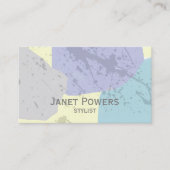 abstracte kunst modern aangepast visitekaartje (Voorkant)