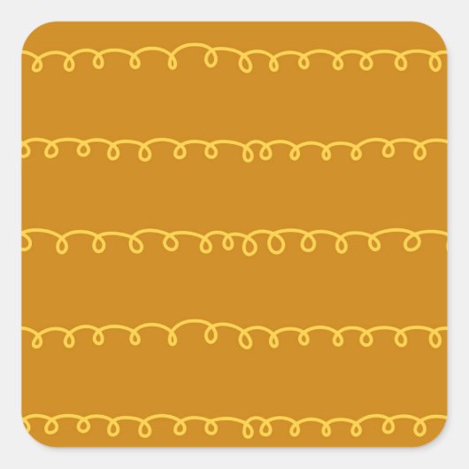 Abstracte Kunst: Modern Verpakkingsontwerp Vierkante Sticker (Voorkant)