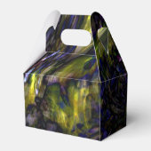 Abstracte kunst Moderne kleurenplash artistiek kle Bedankdoosjes (Achterkant)