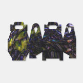 Abstracte kunst Moderne kleurenplash artistiek kle Bedankdoosjes (Uitgevouwen)