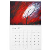 Abstracte Kunst Moderne Kunstwerkcreatie Kalender (Jan 2027)
