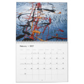 Abstracte Kunst Moderne Kunstwerkcreatie Kalender (Feb 2027)