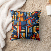 abstracte kunst modulaire schilderkunst kussen (Deken)