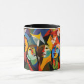 Abstracte kunst mok (Midden)