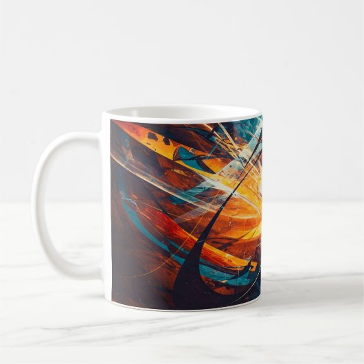 Abstracte Kunst Mok (Links)