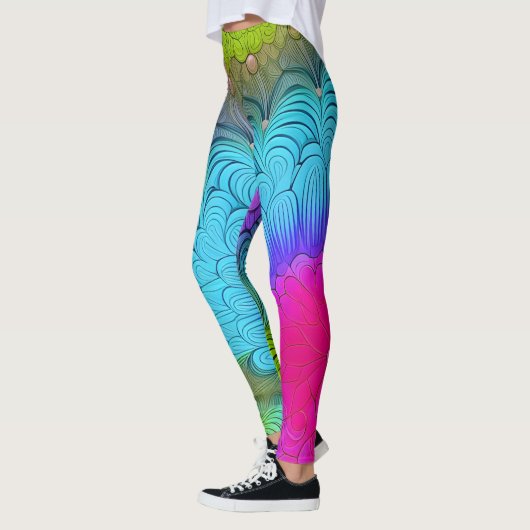 Abstracte kunst mooie Leggings (Links)