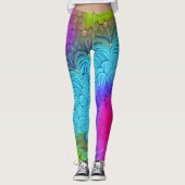 Abstracte kunst mooie Leggings (Voorkant)