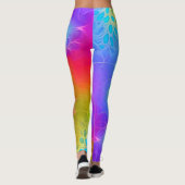 Abstracte kunst mooie Leggings (Achterkant)