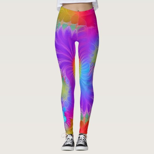 Abstracte kunst mooie Leggings (Voorkant)
