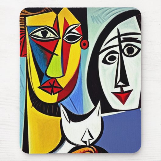 Abstracte Kunst Muismat (Voorkant)