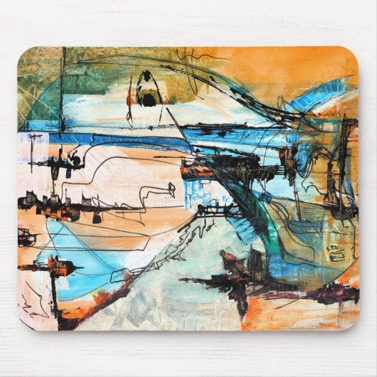Abstracte kunst muismat (Voorkant)