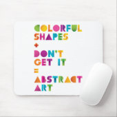 Abstracte kunst muismat (Met muis)