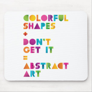 Abstracte kunst muismat