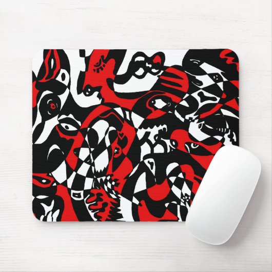 abstracte kunst muismat (Met muis)