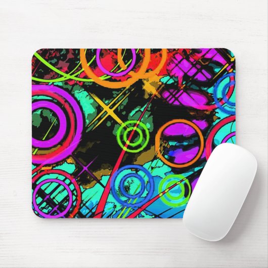 Abstracte kunst muismat (Met muis)