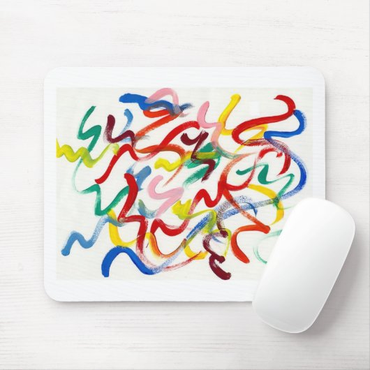 Abstracte kunst muismat (Met muis)