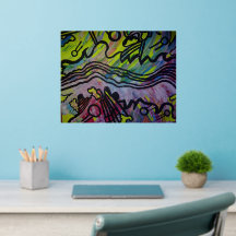 Abstracte Kunst Muur Sticker