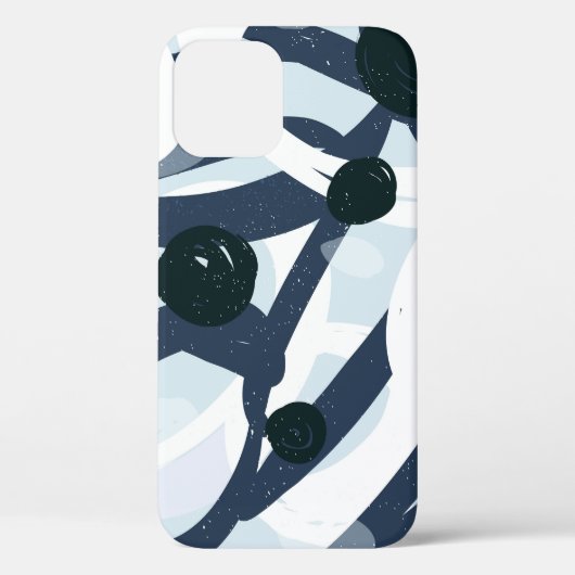 Abstracte kunst: naadloze schilderillustratie Case-Mate iPhone case (Achterkant)
