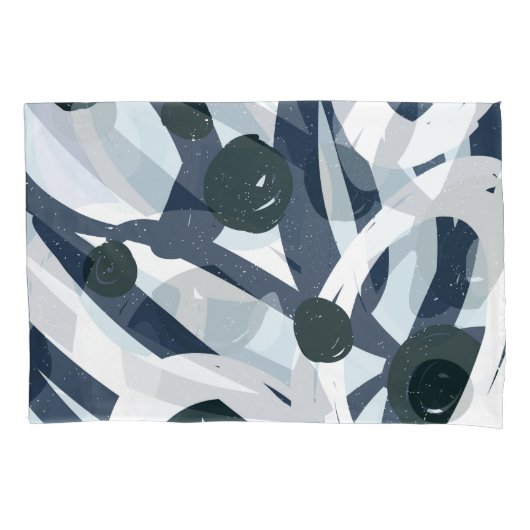 Abstracte kunst: naadloze schilderillustratie kussensloop (Voorkant)