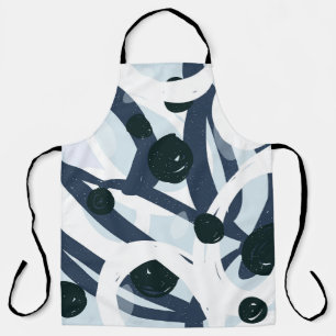 Abstracte kunst: naadloze schilderillustratie schort