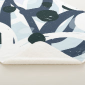 Abstracte kunst: naadloze schilderillustratie sherpa deken (3/4)