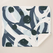 Abstracte kunst: naadloze schilderillustratie sherpa deken (Voorkant (horizontaal))