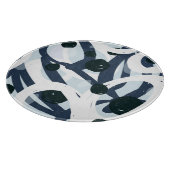 Abstracte kunst: naadloze schilderillustratie snijplank (Hoek)