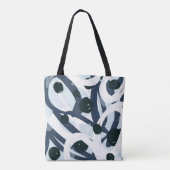 Abstracte kunst: naadloze schilderillustratie tote bag (Achterkant)