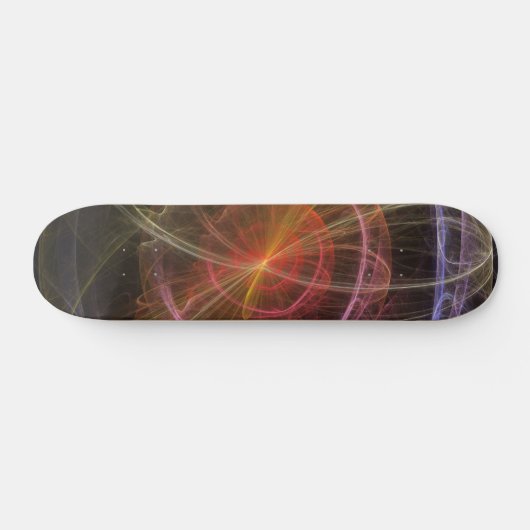 Abstracte Kunst Nieuwe Wereld Persoonlijk Skateboard (Horizontaal)