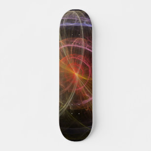 Abstracte kunst nieuwe wereld persoonlijk skateboard