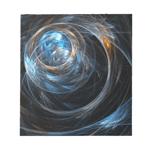 Abstracte Kunst Notitieblok Rond de Wereld (Voorkant)
