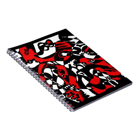 abstracte kunst notitieboek (Rechterzijde)