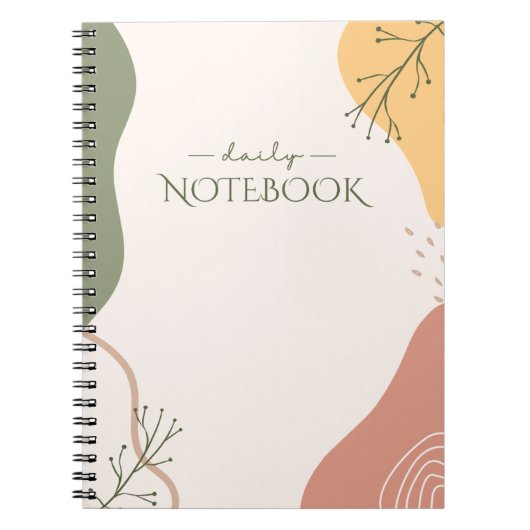 Abstracte kunst notitieboek (Voorkant)