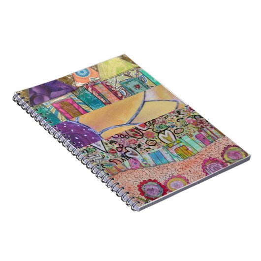 Abstracte kunst notitieboek (Rechterzijde)