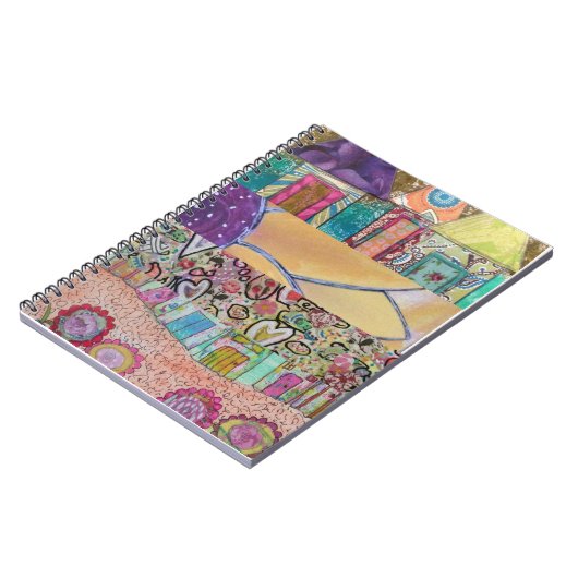 Abstracte kunst notitieboek (Linkerzijde)