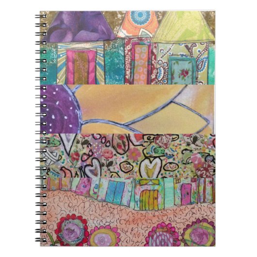 Abstracte kunst notitieboek (Voorkant)