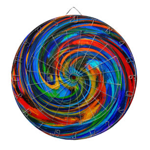 Abstracte kunst nr. 10 dartbord