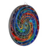Abstracte kunst nr. 10 dartbord (Voorkant Links)