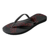 Abstracte Kunst Nummer 3 Patroon Slippers Teenslippers (Schuin)